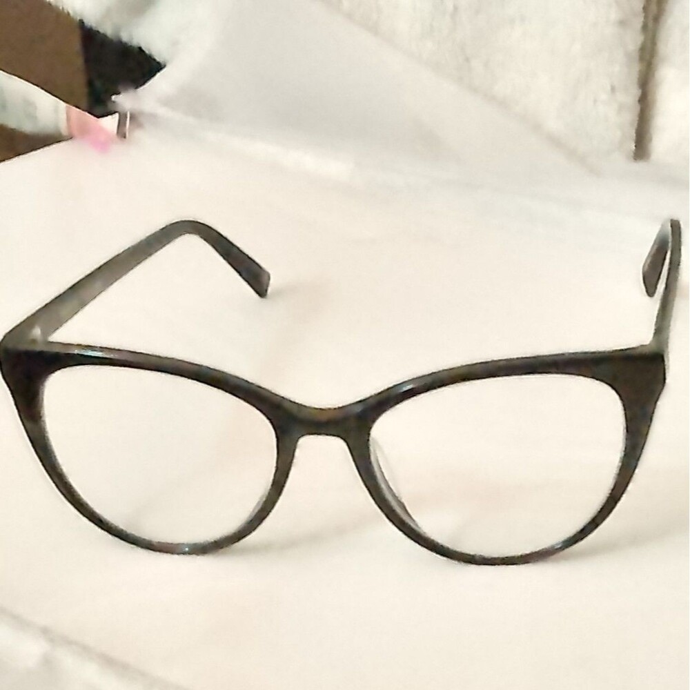 Warby Parker "Haley M" Women's Black Cat-Eye Eyeglasses (Includes Lenses) - Picture 4 of 6
